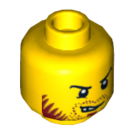 Lego hlava, žlutá (6062939, 6038471)